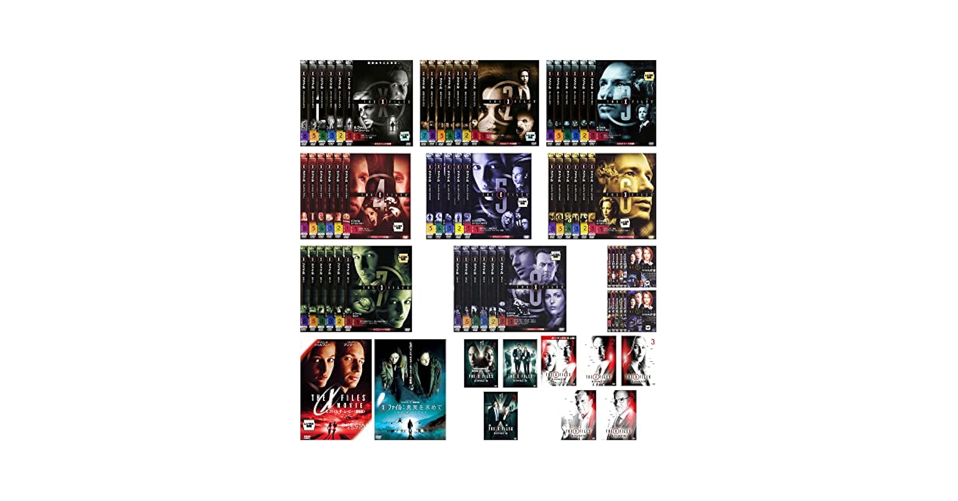 Amazon.co.jp: X-ファイル シーズン 1、2、3、4、5、6、7、8